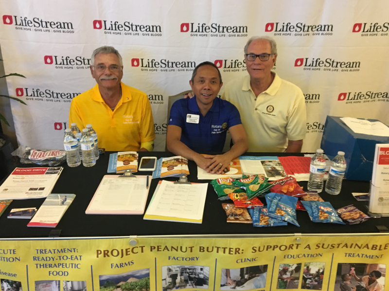 Blood Drive at District Conference May 2018