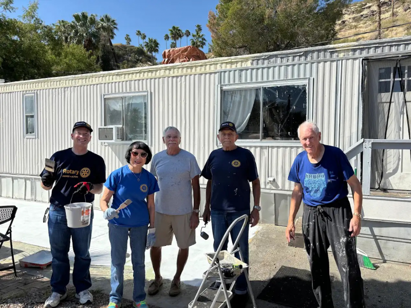 Rotarians at Work Day. April 20, 2024